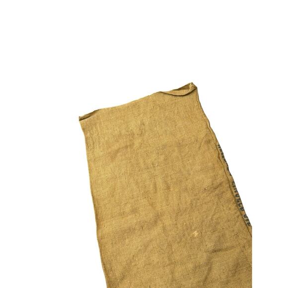 Antique Spencer Kellogg’s Soybean Oil Meal 100 LB Feed Sack Jute Burlap 21X38 - Picture 6 of 9